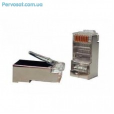 Конектор Hypernet RJ45 cat.5e экранированные 50 mkm, 100шт. (P88S-C5E) Конектор Hypernet RJ45 cat.5e экранированные 50 mkm, 100шт. (P88S-C5E)