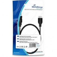 Дата кабель USB 3.0 AM to Micro 5P 1.0m MediaRange (MRCS153) Дата кабель USB 3.0 AM to Micro 5P 1.0m MediaRange (MRCS153)