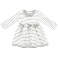 Плаття Breeze у смужку з бантиком (11630-86G-gray) Плаття Breeze у смужку з бантиком (11630-86G-gray)