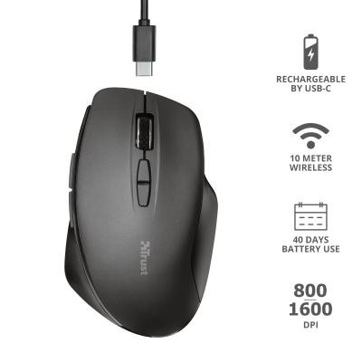 Мышка Trust Themo Wireless Black (23340)