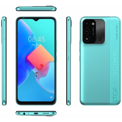 Смартфон TECNO Spark 8C (KG5k) 4/128Gb 2SIM Turquoise Cyan