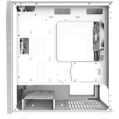 Корпус Zalman Z1 ICEBERG WHITE, без БЖ, 2xUSB3.0, 1xUSB2.0, 3x120mm Black fans, TG Side Panel, mATX, White