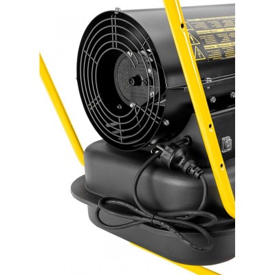 Теплова гармата дизельна Neo Tools, прямого нагріву, 20кВт, 200м2, 600м3/год, колеса, чорний, 21.30кг
