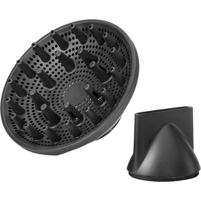 Фен Babyliss Titanium Shine, 1600Вт, 3 режими, іонізація, хол. обдув, 2 насадки, темно-сірий