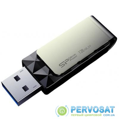 USB флеш накопитель Silicon Power 128GB Blaze B30 Black USB 3.0 (SP128GBUF3B30V1K)