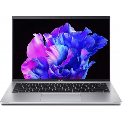 Ноутбук Acer Swift Go 14 SFG14-72 14&quot; 2.8K OLED, Intel U7-155H, 16GB, F1TB, UMA, Win11, сріблястий