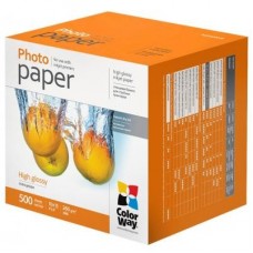 Папір ColorWay 10x15, 260г, glossy, 500л, карт.уп. (PG2605004R) Папір ColorWay 10x15, 260г, glossy, 500л, карт.уп. (PG2605004R)
