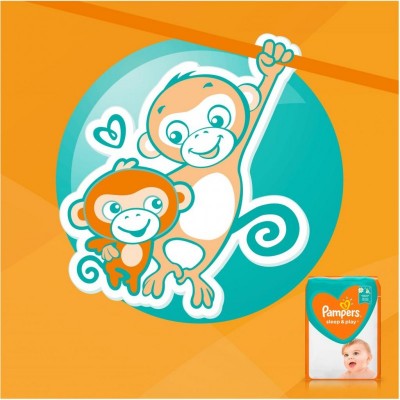 Підгузок Pampers Sleep & Play Junior Розмір 5 (11-16 кг), 58 шт (4015400203582)