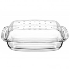 Форма для запікання Termisil із кришкою, прямокутна, Grill & Drop System 4,1 л Форма для запікання Termisil із кришкою, прямокутна, Grill & Drop System 4,1 л