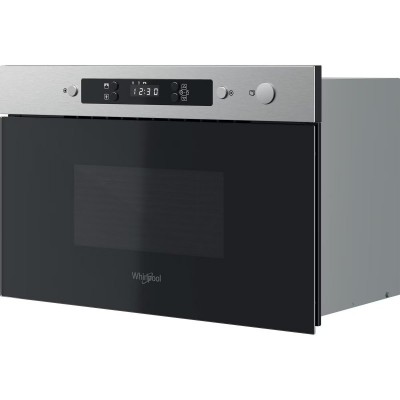 Мікрохвильова піч Whirlpool вбудована, 22л, електронне упр., 750Вт, дисплей, нерж