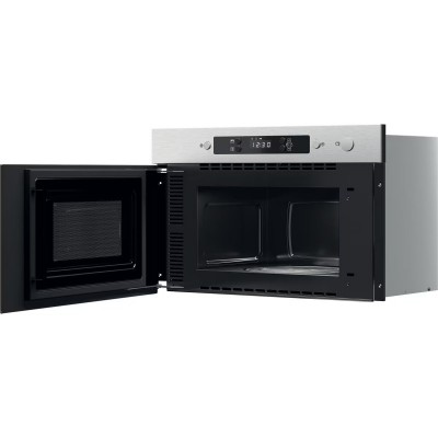 Мікрохвильова піч Whirlpool вбудована, 22л, електронне упр., 750Вт, дисплей, нерж