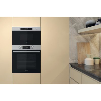 Мікрохвильова піч Whirlpool вбудована, 22л, електронне упр., 750Вт, дисплей, нерж