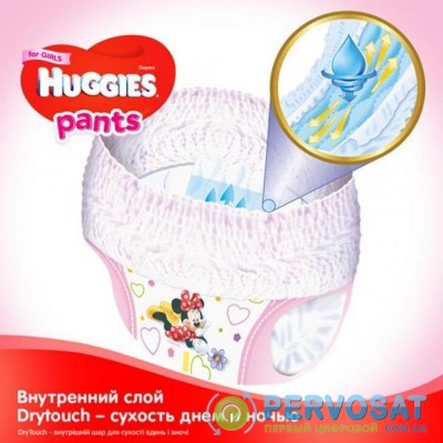 Подгузник Huggies Pants 3 для девочек (6-11 кг) 2*44 шт (5029054216644)