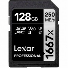 Карта пам'яті Lexar 128GB SDHC class 10 UHS-II 1667x (LSD128CB1667) Карта пам'яті Lexar 128GB SDHC class 10 UHS-II 1667x (LSD128CB1667)