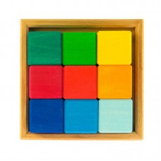 Nic Конструктор дерев'яний різнокольоровий кубик NIC523348 Nic Конструктор дерев'яний різнокольоровий кубик NIC523348