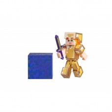 Колекційна фігурка Minecraft Alex in Gold Armor серія 4 Колекційна фігурка Minecraft Alex in Gold Armor серія 4