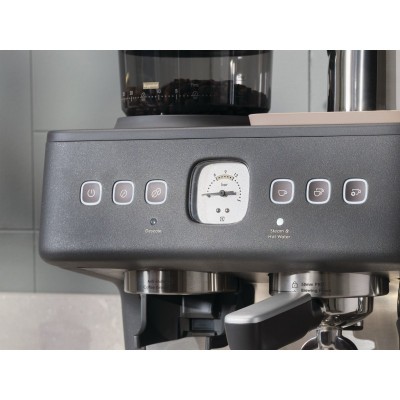 Кавоварка Electrolux ріжкова, 3л, зерно+мелена, ручний капуч, кавомолка, підігрів чашок, подача гар. води, чорний