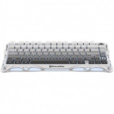 Клавіатура механічна GravaStar Mercury K1 80keys, GravaStar x Kailh Cheery Pink, EN/UKR, BT/WL/USB, білий Клавіатура механічна GravaStar Mercury K1 80keys, GravaStar x Kailh Cheery Pink, EN/UKR, BT/WL/USB, білий