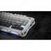 Клавіатура механічна GravaStar Mercury K1 80keys, GravaStar x Kailh Cheery Pink, EN/UKR, BT/WL/USB, білий