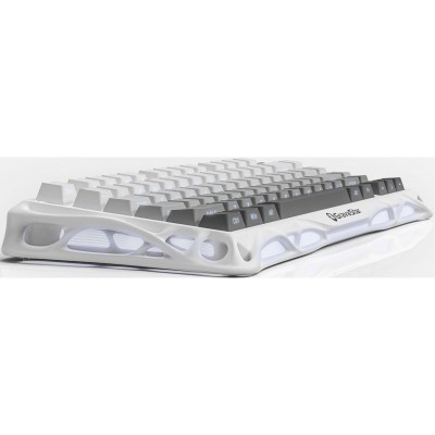 Клавіатура механічна GravaStar Mercury K1 80keys, GravaStar x Kailh Cheery Pink, EN/UKR, BT/WL/USB, білий