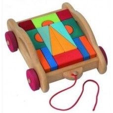 Nic Конструктор дерев'яний з візком Тоскана NIC523316 Nic Конструктор дерев'яний з візком Тоскана NIC523316