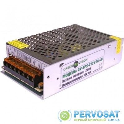 Блок питания для систем видеонаблюдения GreenVision GV-SPS-C 12V5A-LS (3448)