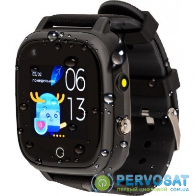 Смарт-часы Amigo GO005 4G WIFI Kids waterproof Thermometer Black (747016)