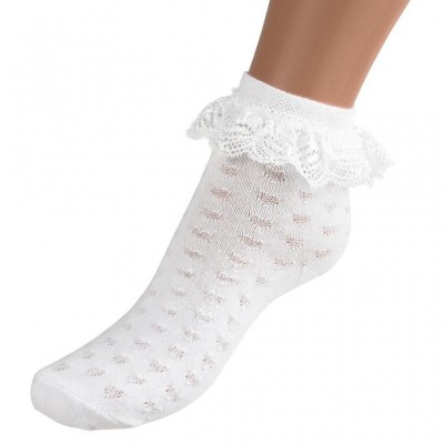 Шкарпетки BNM с кружевом (M0C0102-0841-5G-white)