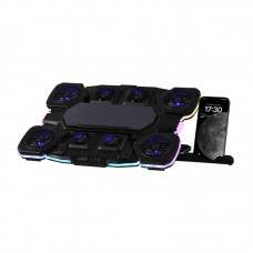 Підставка для ноутбука 2E GAMING CPG-012, до 17.3", 1xUSB-C, LCD/semiconductor cooling pad, RGB, чорний Підставка для ноутбука 2E GAMING CPG-012, до 17.3", 1xUSB-C, LCD/semiconductor cooling pad, RGB, чорний