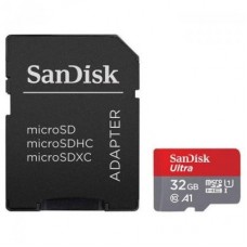Карта пам'яті SANDISK 32GB microSDHC class 10 UHS-I A1 Ultra (SDSQUAR-032G-GN6IA) Карта пам'яті SANDISK 32GB microSDHC class 10 UHS-I A1 Ultra (SDSQUAR-032G-GN6IA)