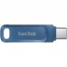 Накопичувач SanDisk 128GB USB-Type C Ultra Dual Drive Go Navy Blue