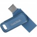 Накопичувач SanDisk 128GB USB-Type C Ultra Dual Drive Go Navy Blue