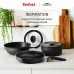 Набір посуду Tefal Ingenio Inspiration, 6 предметів, алюміній, скло, бакеліт, чорний Набір посуду Tefal Ingenio Inspiration, 6 предметів, алюміній, скло, бакеліт, чорний