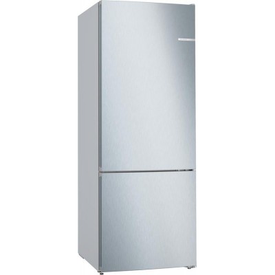 Холодильник Bosch з верxн. мороз., 186x70x80, xолод.відд.-375л, мороз.відд.-105л, 2дв., A+, NF, нерж
