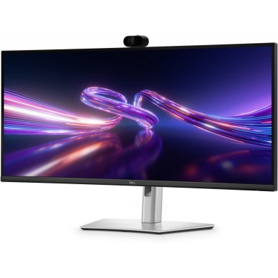Монітор DELL 34" P3426WEV HDMI, DP, USB-C, RJ-45, IPS, 3440x1440, 21:9, 100Hz, sRGB 99%, CURVED, HAS, Cam