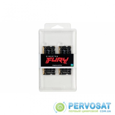Модуль памяти для ноутбука SoDIMM DDR4 32GB (2x16GB) 3200 MHz Fury Impact Kingston Fury (ex.HyperX) (KF432S20IB1K2/32)