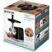 М'ясорубка Gorenje, 1800Вт, 2.1кг/хв, 2 решітки, насадка для ковбас, пластик/метал, чорний