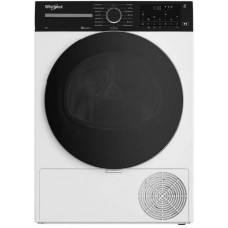 Сушильна машина Whirlpool тепловий насос, 8кг, A+++, 60см, дисплей, люк чорний, білий Сушильна машина Whirlpool тепловий насос, 8кг, A+++, 60см, дисплей, люк чорний, білий