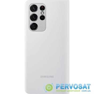 Чехол для моб. телефона Samsung Smart LED View Cover Samsung Galaxy S21 Ultra Light Gray (EF-NG998PJEGRU)