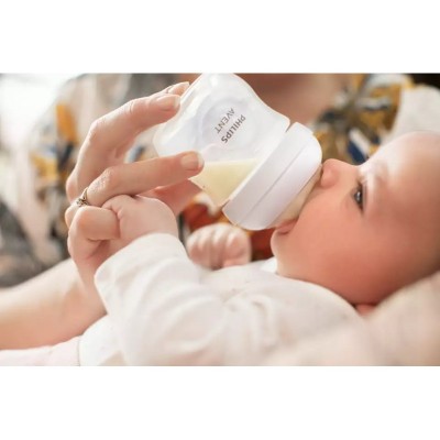 Соска Avent Natural 3міс+, силіконова, Природний потік, середній потік, 2шт