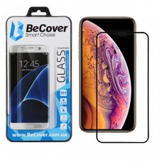 Скло захисне BeCover Apple iPhone X/XS Black (702622) Скло захисне BeCover Apple iPhone X/XS Black (702622)