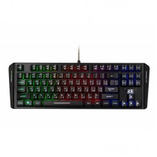 Клавіатура мембранна 2E GAMING KG355 87key, USB-A, EN/UA/RU, LED, чорний