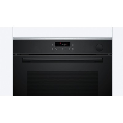 Духова шафа Bosch електрична, 71л, A+, дисплей, конвекція, пара, телескопічні направляючі, чорний