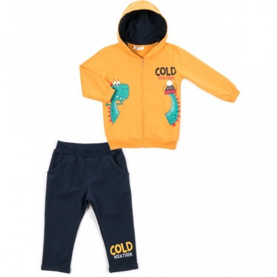 Спортивний костюм Breeze з динозавриком (13419-98B-yellow)