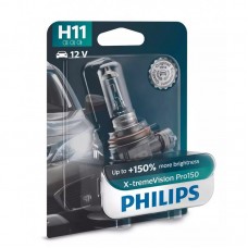 Лампа галогена Philips H11 X-treme VISION PRO +150%, 3700K, 1шт/блістер Лампа галогена Philips H11 X-treme VISION PRO +150%, 3700K, 1шт/блістер