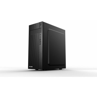 Корпус 2E ALFA (E185) MidT, 2xUSB2.0, 1xUSB3.0, сталь (бічна панель), без БЖ, чорний