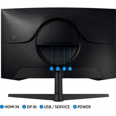 Монітор Samsung 27" Odyssey G55C 2xHDMI, DP, VA, 2560x1440, 165Hz, 1ms, CURVED
