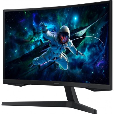 Монітор Samsung 27&quot; Odyssey G55C 2xHDMI, DP, VA, 2560x1440, 165Hz, 1ms