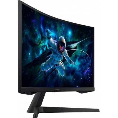 Монітор Samsung 27&quot; Odyssey G55C 2xHDMI, DP, VA, 2560x1440, 165Hz, 1ms