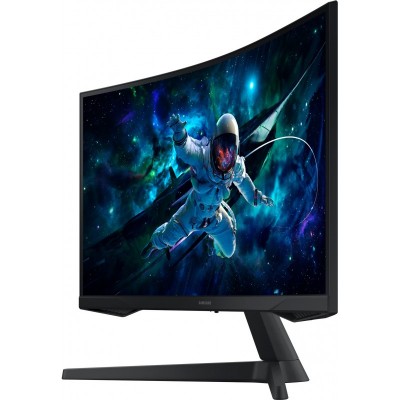 Монітор Samsung 27&quot; Odyssey G55C 2xHDMI, DP, VA, 2560x1440, 165Hz, 1ms